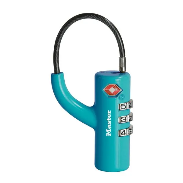 Master Lock 4717EURDBLU TSA zámek na zavazadla modrý