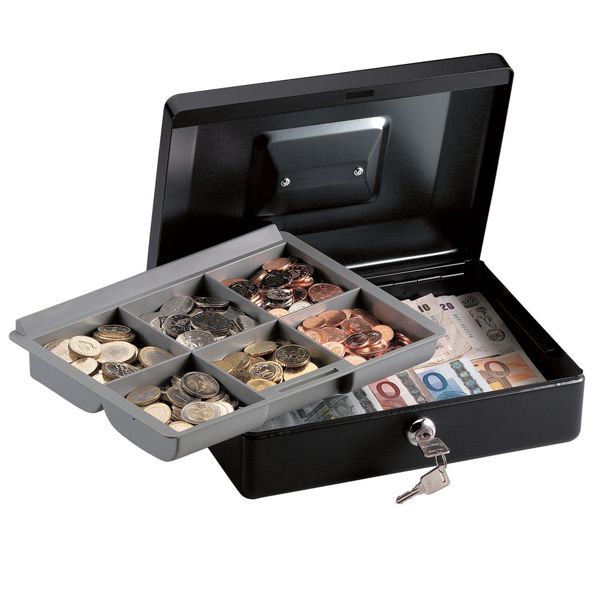 Master Lock CB-12ML pokladní box černý ocelový