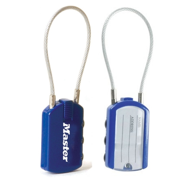Master Lock 4684EURD visací zámek modrý na zavazadla