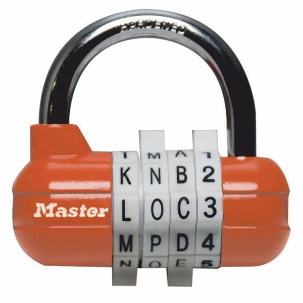 Master Lock 1534EURD kombinační zámek oranžový 64 mm