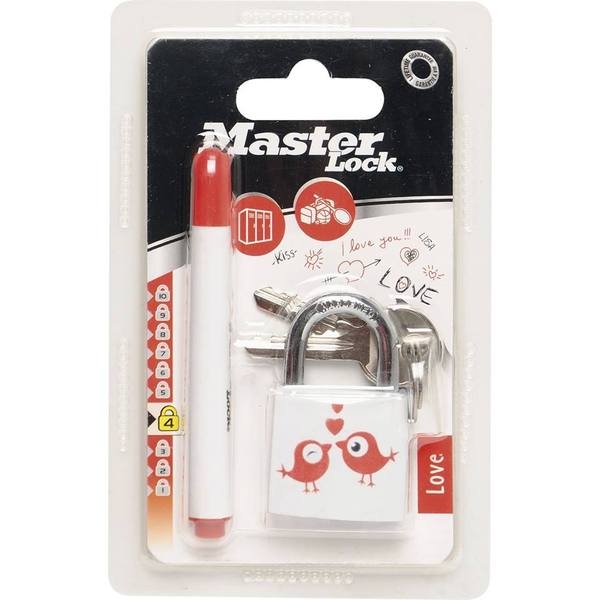 Master Lock 3430EURDLOV visací zámek 30 mm Birds kovový