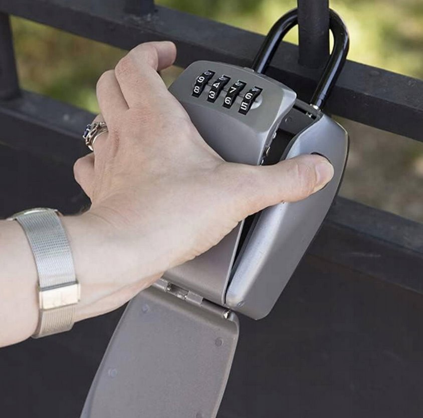 Master Lock 5414EURD schránka na klíče s okem šedá