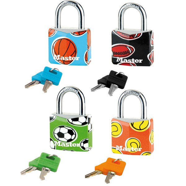Master Lock 9130EURDPSP visací zámek oranžová Tennis 30 mm