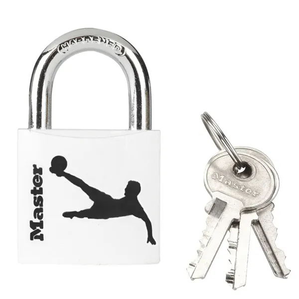 Master Lock 3430EURDSPO Football hliníkový visací zámek 30 mm