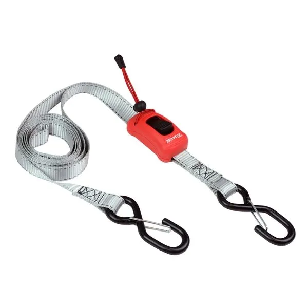 Master Lock 3313EURDAT popruh 2,5 m šedý s háčky