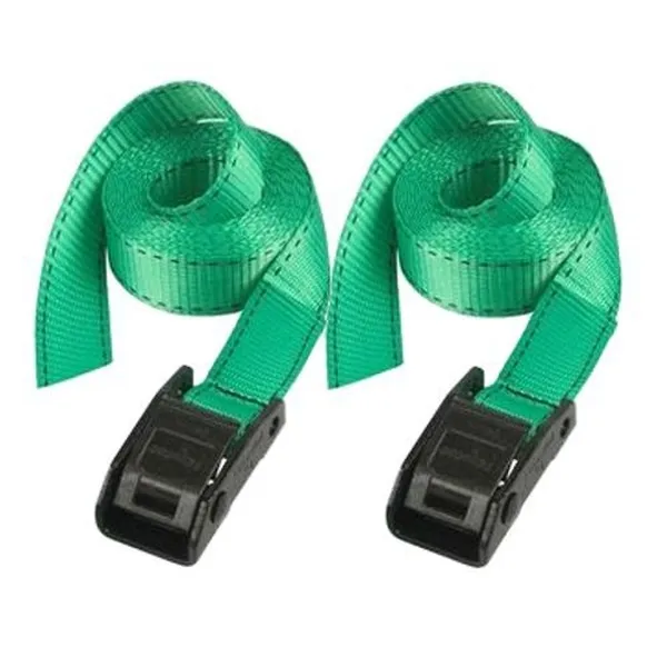 Master Lock 3379EURDATCOL upínací popruhy 5 m zelené 2 ks