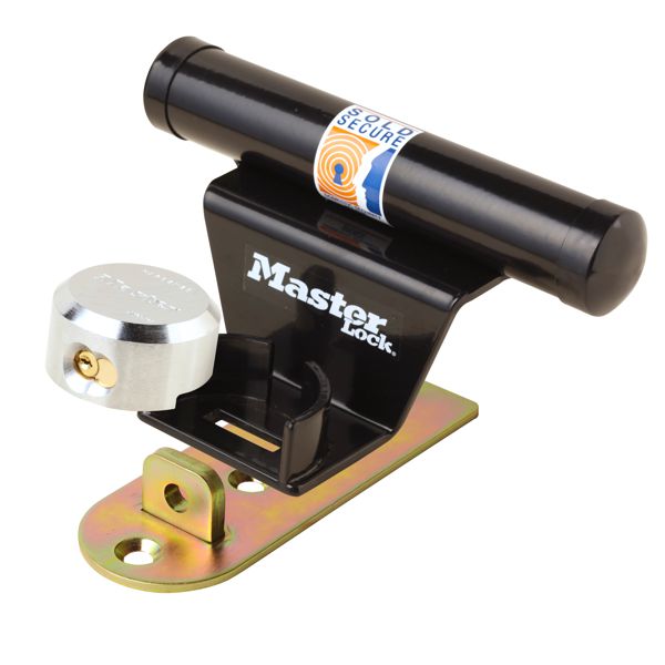 Master Lock 1488EURDAT zámek na garážová vrata tvrzený černý