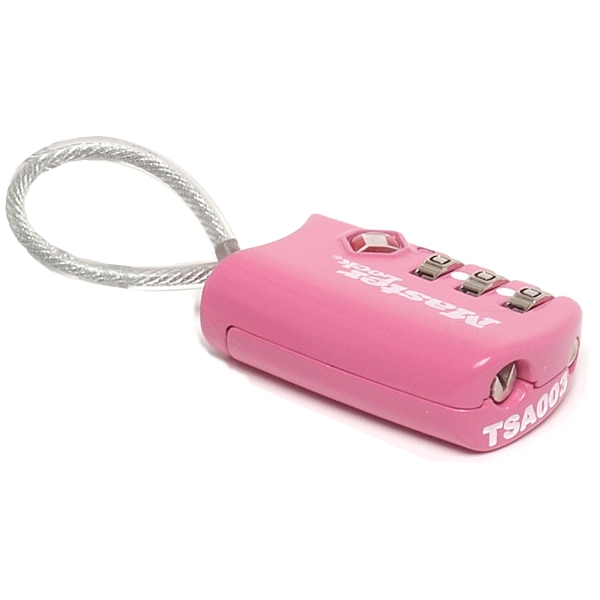 Master Lock 4688EURD kombinační zámek TSA růžový