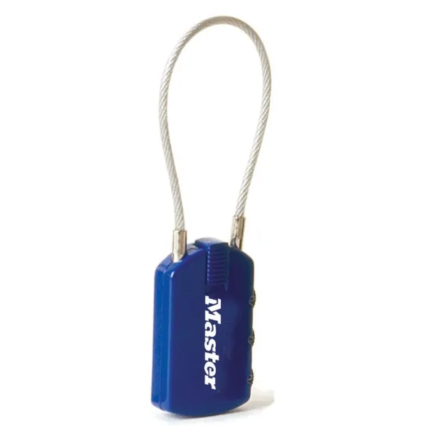 Master Lock 4684EURD visací zámek modrý na zavazadla