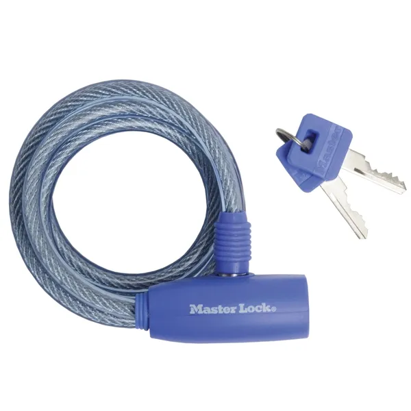 Master Lock 8212EURDPRO spirálový zámek 1,8 m modrý