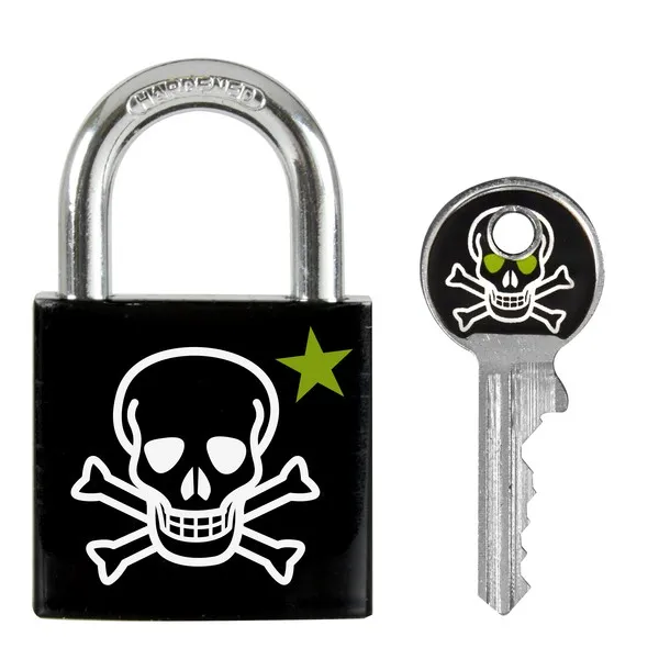Master Lock 3430EURDSKULL visací zámek 30 mm lebka