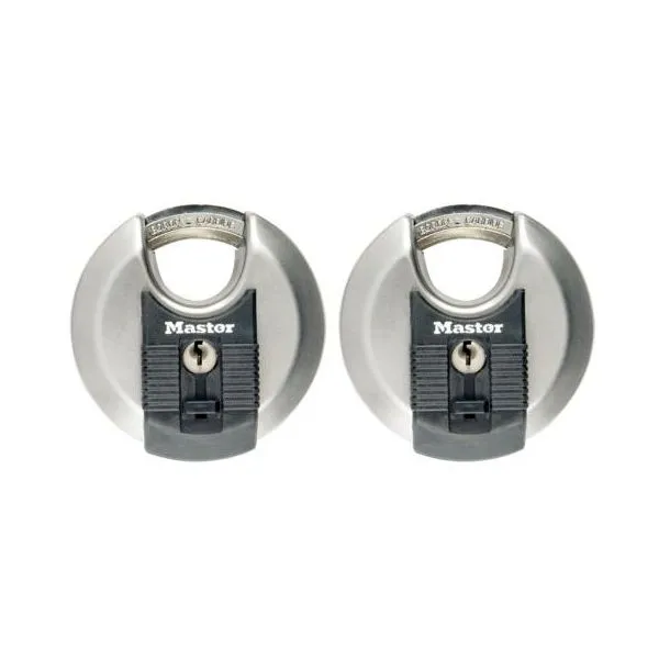Master Lock Excell M40EURT diskový zámek 70 mm sada 2 ks