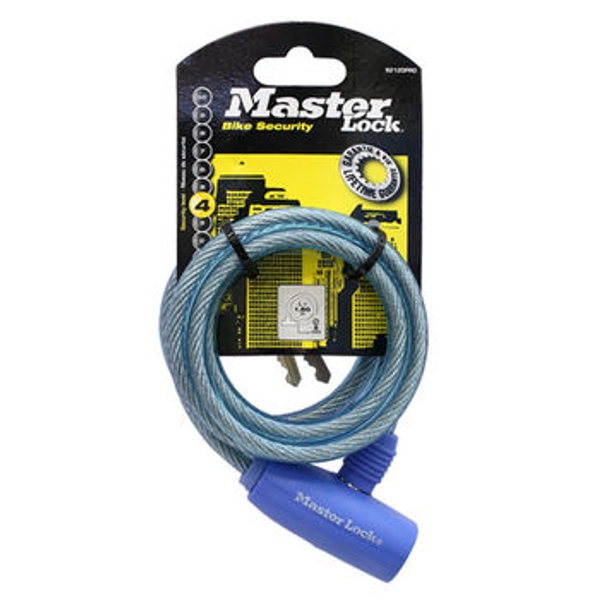 Master Lock 8212EURDPRO spirálový zámek 1,8 m modrý