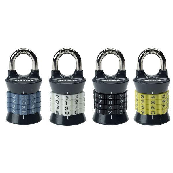 Master Lock 1535EURDCOL kombinační zámek žlutý 37 mm
