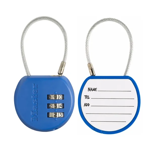 Master Lock 4671EURDCOL kódový zámek modrý lanko