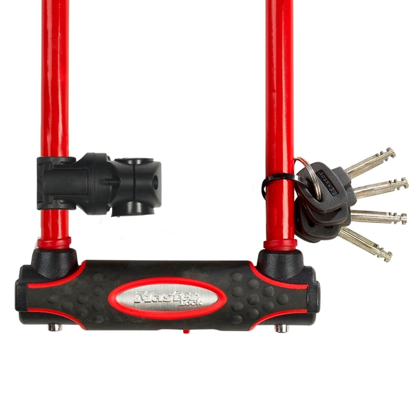 Master Lock 8195EURDPROCOLR U-zámek 210 mm červený