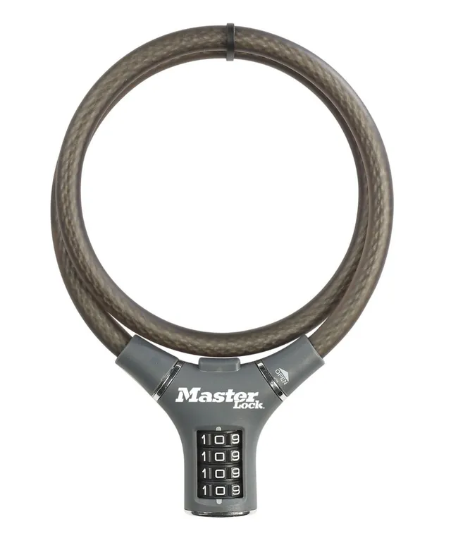 Master Lock 8229EURDPROCOL lanko na kolo 0,9 m šedé