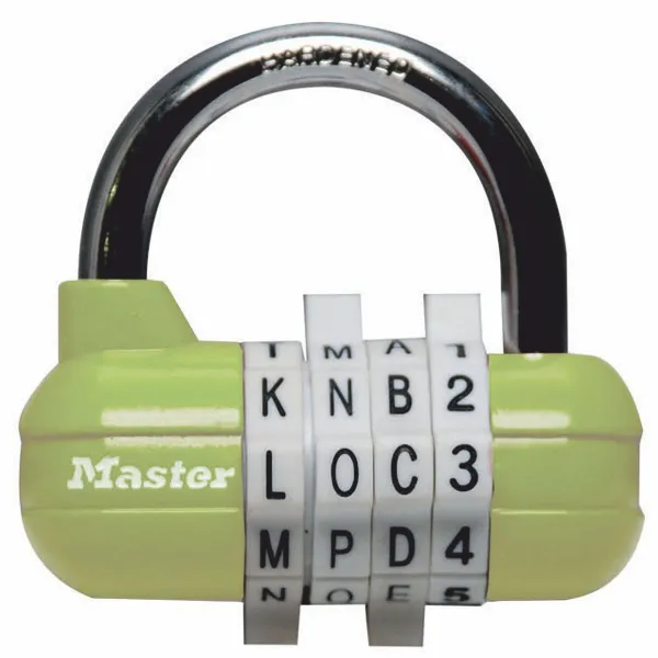 Master Lock 1534EURD kombinační visací zámek zelený 64 mm