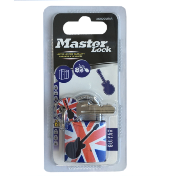 Master Lock 3430EURDGUITAR visací zámek Guitar 30 mm