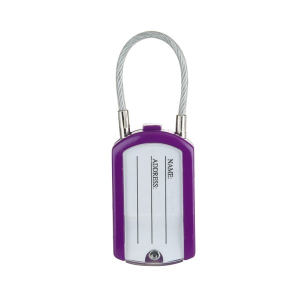 Master Lock 4684EURTCOL zámek na kufr fialový 2 ks