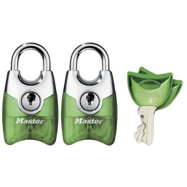 Master Lock Fusion 4630EURTAST visací zámek 20 mm zelený 2 ks