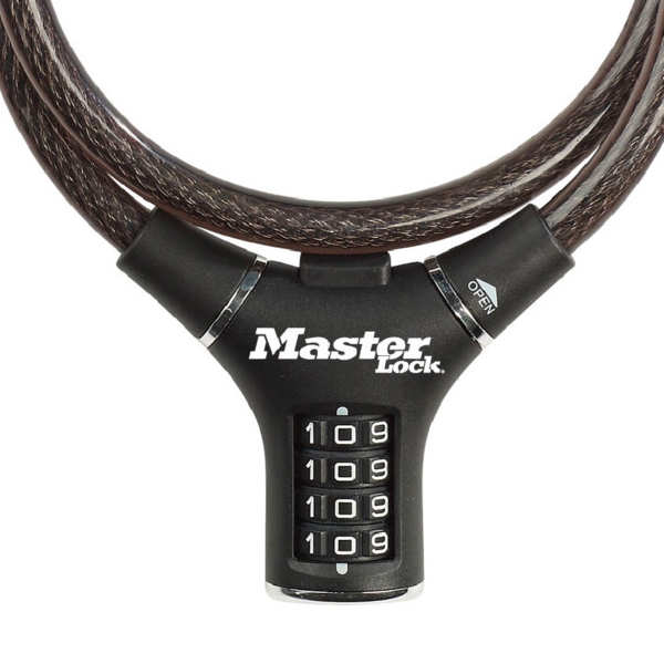 Master Lock 8229EURDPRO lanko na kolo 0,9 m černé