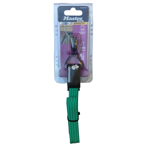 Master Lock 3225EURDAT upínací guma 80 cm zelená