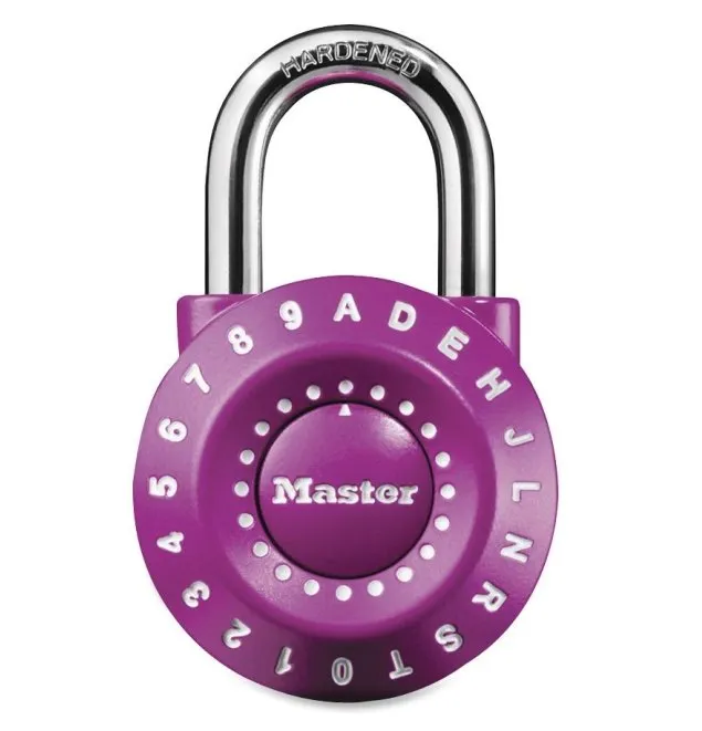Master Lock 1590EURDCOL kombinační zámek 49 mm fialový