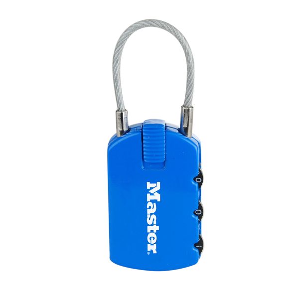Master Lock 4684EURTCOL TSA zámek 30 mm modrý 2 ks