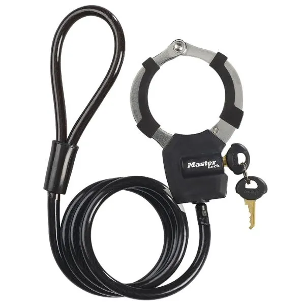 Master Lock 8275EURDPRO lankový zámek na kolo 100 cm černý