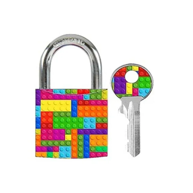 Master Lock 3430EURDAST visací zámek 30 mm Tetris hliník