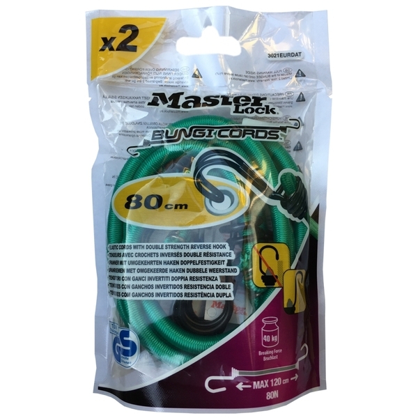 Master Lock 3021EURDAT upínací gumy 80 cm 2 ks 40 kg