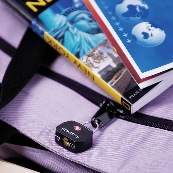 Master Lock TSA 4681EURTBLK visací zámek černý 2 ks na klíč