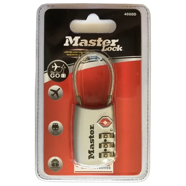 Master Lock 4688EURD kombinační zámek stříbrný