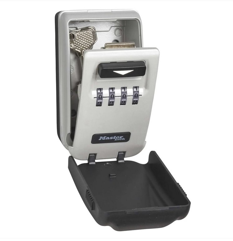 Master Lock 5425EURD schránka na klíče černá 72 mm