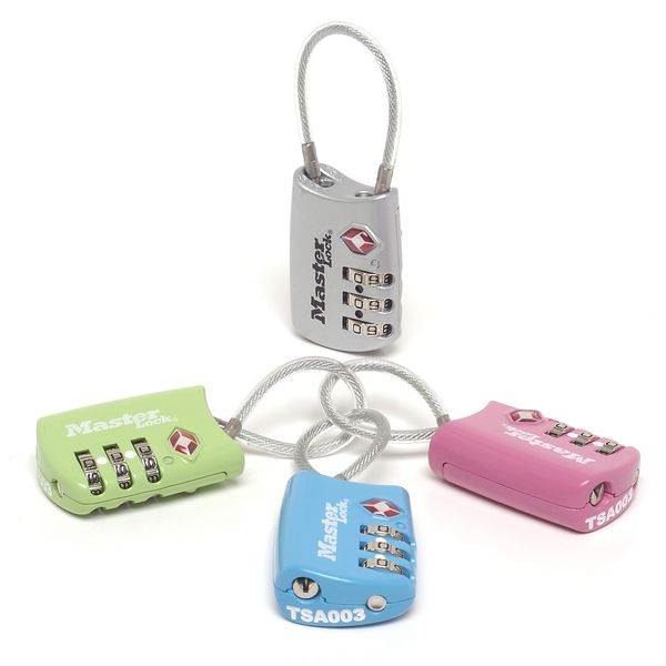 Master Lock 4688EURD TSA zámek na zavazadlo stříbrný