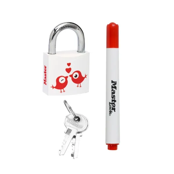 Master Lock 3430EURDLOV visací zámek 30 mm Birds