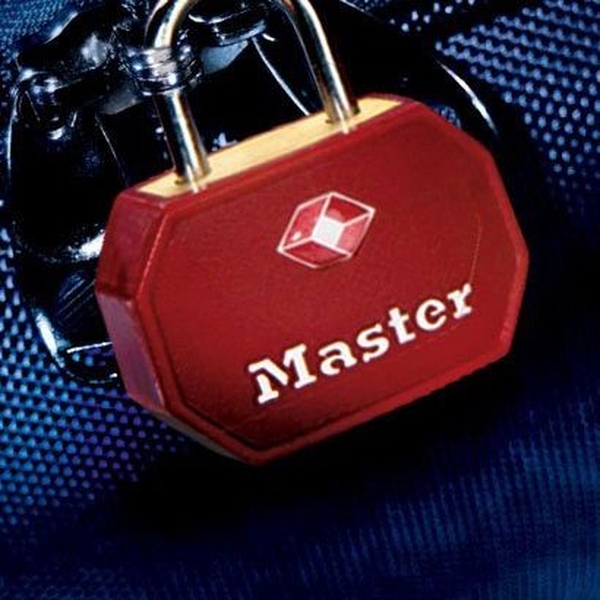 Master Lock 4681EURTBLR visací zámek červený 2 ks TSA