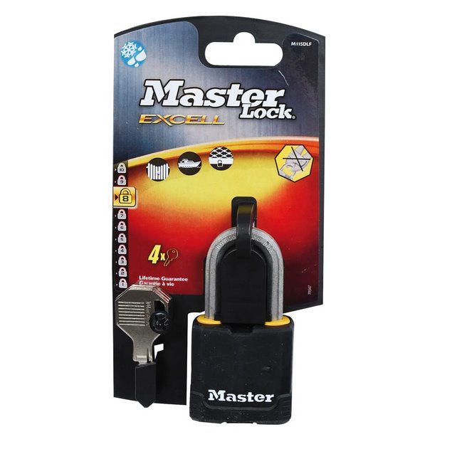 Master Lock Excell M115EURDLF visací zámek 48 mm černý