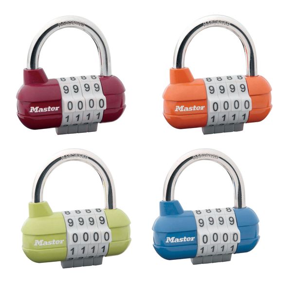 Master Lock 1523EURD kombinační visací zámek oranžový