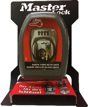Master Lock 1271SAKIT bezpečnostní schránka demokit na zeď