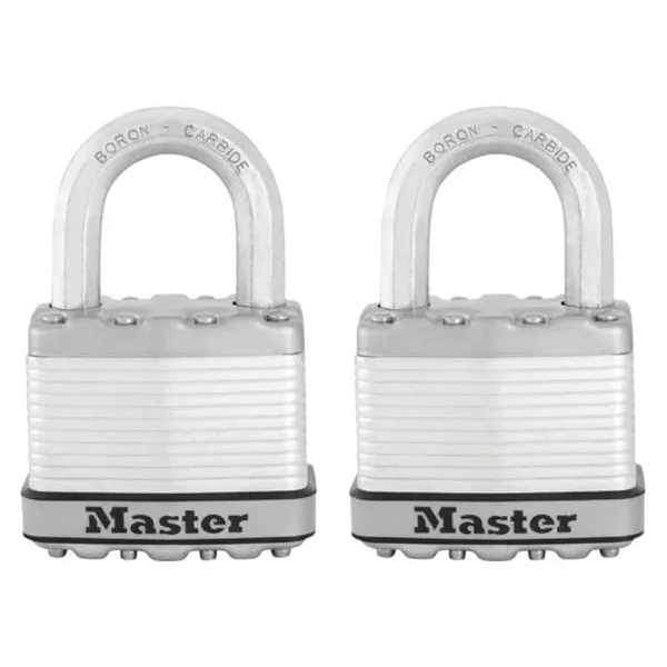 Master Lock Excell M5EURT visací zámek 50 mm sada 2 ks