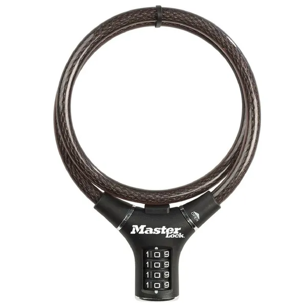 Master Lock kombinační lanko 8229EURDPRO 0,9 m černé kódové