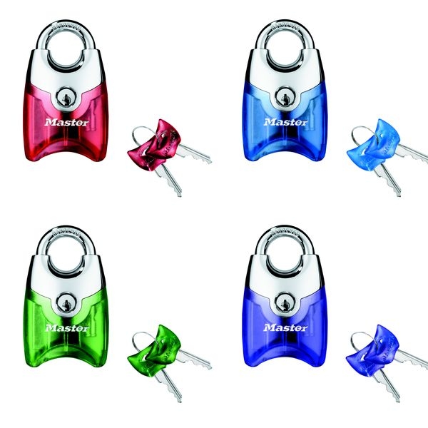 Master Lock Fusion 192EURD visací zámek 44 mm červený