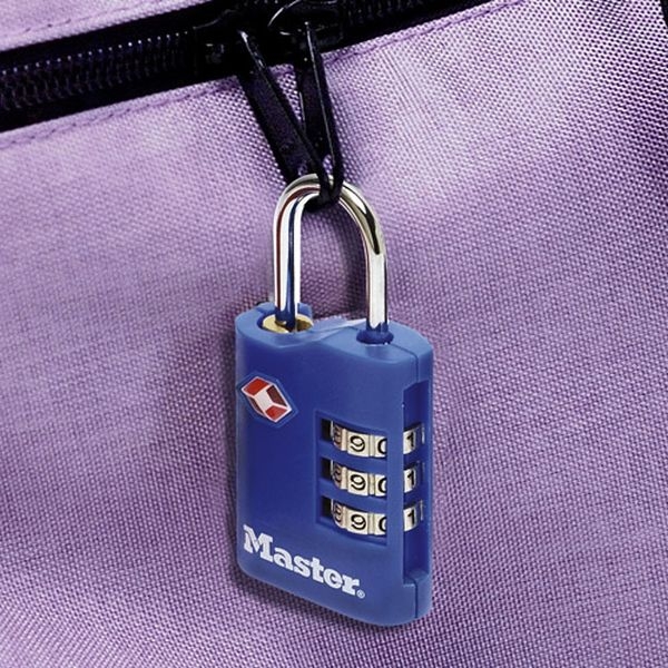 Master Lock 4686EURT kombinační zámek TSA modrý 2 ks