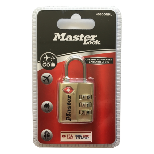 Master Lock 4680EURDNKL TSA zámek 30 mm 3místný