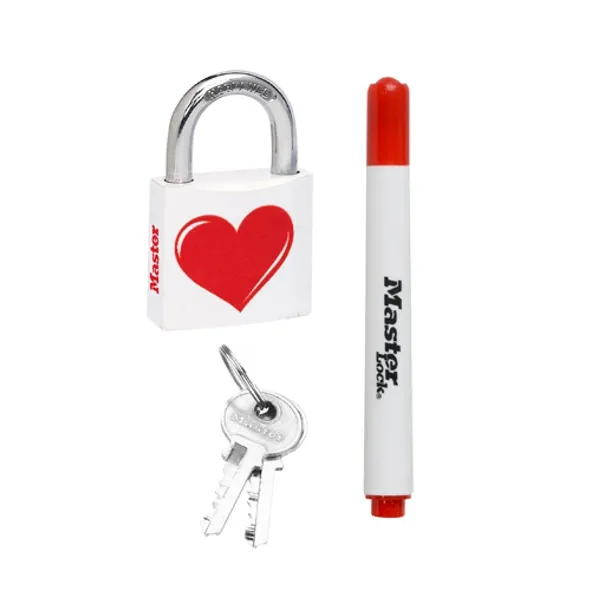 Master Lock 3430EURDLOV visací zámek 30 mm Heart