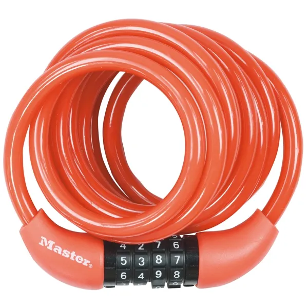 Master Lock 8221EURDPROCOL zámek na kolo 1,8 m červený