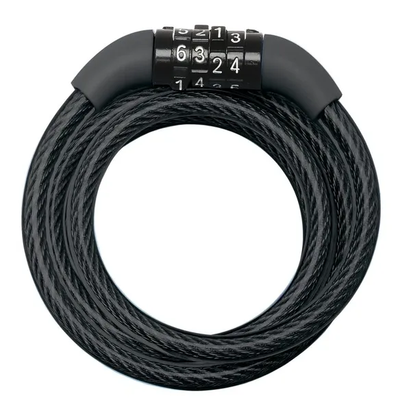 Master Lock 8143EURDPRO kombinační zámek na kolo 1,2 m černý