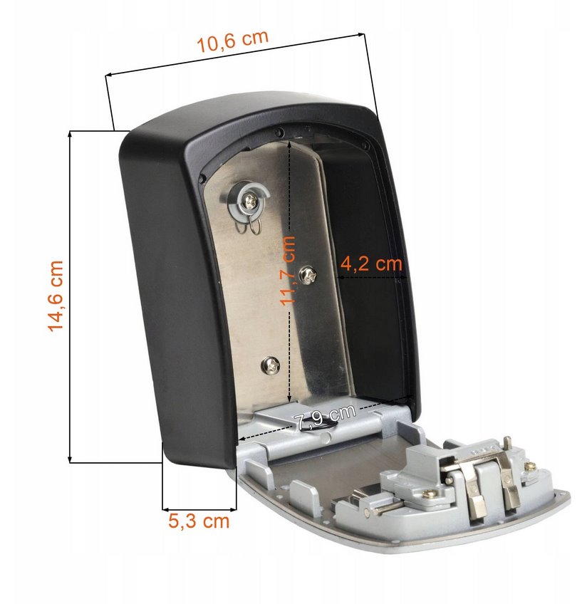 Master Lock 5403EURD schránka na klíče černá kombinační